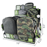 Smell Proof Canvas Lock Bag with Tool Organizer - 4 Pieces Per Retail Ready Display 21912