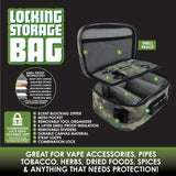 Smell Proof Canvas Lock Bag with Tool Organizer - 4 Pieces Per Retail Ready Display 21912