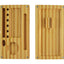 ITEM NUMBER 021917 BAMBOO MAGNETIC TRAY 4 PIECES PER DISPLAY