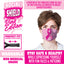 ITEM NUMBER 021933 PINK PRINTED FACE COVER 24 PIECES PER DISPLAY