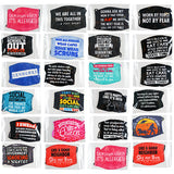 WHOLESALE ADULT SAYS FACE COVER B 24 PIECES PER DISPLAY 21936