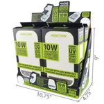 Cell Phone Sanitizer and Wireless Charger 10 Watts - 4 Pieces Per Retail Ready Display  21942 GADGET GEAR