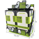 Cell Phone Sanitizer and Wireless Charger 10 Watts - 4 Pieces Per Retail Ready Display  21942 GADGET GEAR