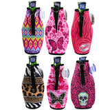 Neoprene Rhinestone Bottle Suit Cooler - 6 Per Retail Ready Display 22033