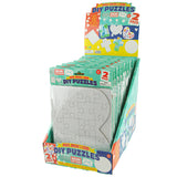 DIY Blank Puzzle 2 Pack Set - 12 Pieces Per Retail Ready Display 22039