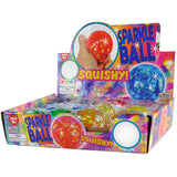 Squish and Squeeze Tinsel Water Ball Toy - 12 Pieces Per Retail Ready Display 22043