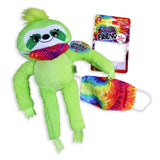Plush Long Arm Sloth W/Mask 12 Pieces Per Retail Ready Display 22055