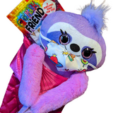 Plush Long Arm Sloth W/Mask 12 Pieces Per Retail Ready Display 22055