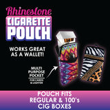 Neoprene Cigarette Pouch with Pocket - 8 Pieces Per Retail Ready Display 22057