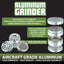 ITEM NUMBER 022063 ALUMINUM GRINDER 6 PIECES PER DISPLAY