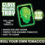 ITEM NUMBER 022066 GLASS ROLLING TRAY 6 PIECES PER DISPLAY