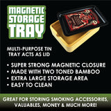 Metal Roll Tray with Magnetic Storage Box- 6 Pieces Per Retail Ready Display 22099