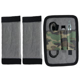 WHOLESALE CANVAS LOCK BAG PRINTED 4 PIECES PER DISPLAY 22154