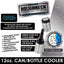 ITEM NUMBER 022268 12OZ METAL CAN COOLER 6 PIECES PER DISPLAY