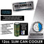 ITEM NUMBER 022272 METAL SLIM CAN COOLER AIR PRINT 6 PIECES PER DISPLAY