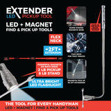WHOLESALE MAGNETIC EXTENDING TOOL FLASHLIGHT 6 PIECES PER DISPLAY 22284