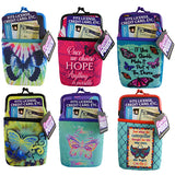 WHOLESALE BUTTERFLY CIGARETTE POUCH 6 PIECES PER DISPLAY 22335