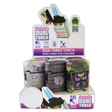 Butterfly Dual Torch Lighter - 12 Pieces Per Retail Ready Display 22336