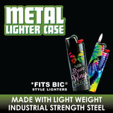 Butterfly Metal Lighter Case - 12 Pieces Per Retail Ready Display 22337