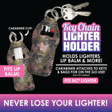 Neoprene Lighter Case Key Chain - 12 Pieces Per Retail Ready Display 22338