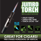 Jumbo Torch Stick Lighter - 6 Pieces Per Retail Ready Display 22382