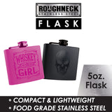 5 oz Stainless-Steel Flask - 6 Per Retail Ready Display 22425