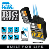 Big Bubba Dual Torch Lighter- 15 Pieces Per Retail Ready Display 22438