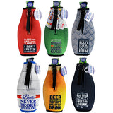 Neoprene 16 Oz Bottle Suit Cooler - 6 Pieces Per Retail Ready Display 22464