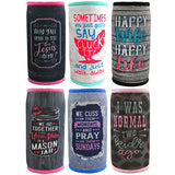 Neoprene Slim Can Cooler - 6 Pieces Per Retail Ready Display 22471