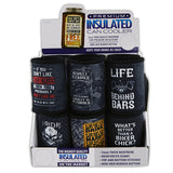 Neoprene Can and Bottle Cooler - 12 Per Retail Ready Display 22479