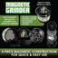 ITEM NUMBER 022523 MAGNETIC PLASTIC GRINDER 6 PIECES PER DISPLAY
