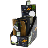 Canvas Small Tobacco Bag with Zipper Bag - 6 Pieces Per Retail Ready Display 22540