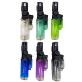 Pivot Head Torch Lighter with Flip Down Lid- 16 Pieces Per Retail Ready Display 22555