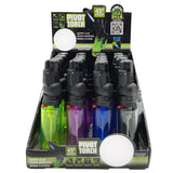 Pivot Head Torch Lighter with Flip Down Lid- 16 Pieces Per Retail Ready Display 22555