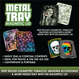 Metal Roll Tray with Magnetic Cover - 6 Pieces Per Retail Ready Display 22606