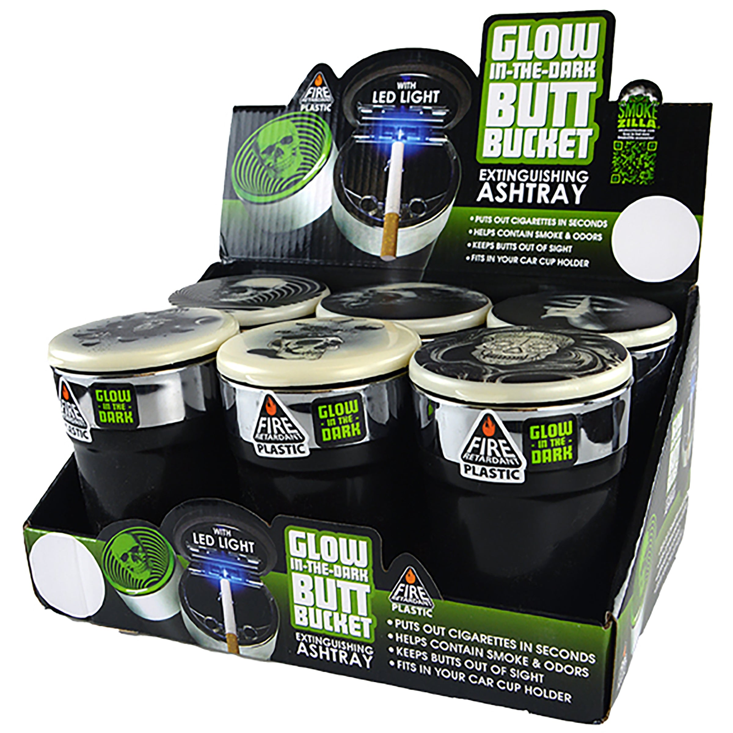 Glow in the Dark Butt Bucket Display
