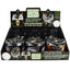 ITEM NUMBER 022639 PUSH DOWN METAL ASHTRAY MIX B 6 PIECES PER DISPLAY