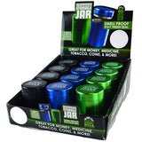 Smell Proof Metal Storage Jar - 12 Pieces Per Retail Ready Display 22674