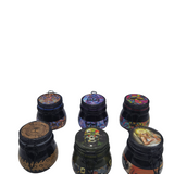 WHOLESALE GLASS CLASP JAR 6 PIECES PER DISPLAY 22679