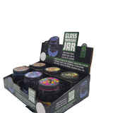 WHOLESALE GLASS CLASP JAR 6 PIECES PER DISPLAY 22679