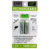 Rechargeable AA Battery Pack- 12 Pieces Per Retail Ready Display 22701