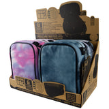 WHOLESALE TIE DYE CANVAS LOCK BAG 4 PIECES PER DISPLAY 22712