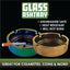 ITEM NUMBER 022787 GLASS ASHTRAY 6 PIECES PER DISPLAY