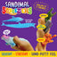 ITEM NUMBER 022791 LARGE SQUEEZE SAND ANIMALS 12 PIECES PER DISPLAY