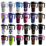 30 oz Insulated Stainless-Steel Cup with Handle Assortment Floor Display - 36 Pieces Per Retail Ready Display 88360