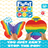 Pop Fidget Jumbo Shape Toy - 12 Pieces Per Retail Ready Display 22865