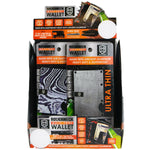 Metal RFID Blocking Ultra-Thin Wallet with Multi-Tool - 6 Pieces Per Retail Ready Display 22875 ROUGHNECK