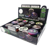 Metal and Plastic Magnetic Grinder - 12 Pieces Per Retail Ready Display 22923