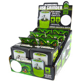 Plastic 5 Piece USB Grinder - 6 Pieces Per Retail Ready Display 22928