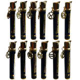 Thin Tube Lighter with Zodiac Charm - 12 Pieces Per Retail Ready Display 22935